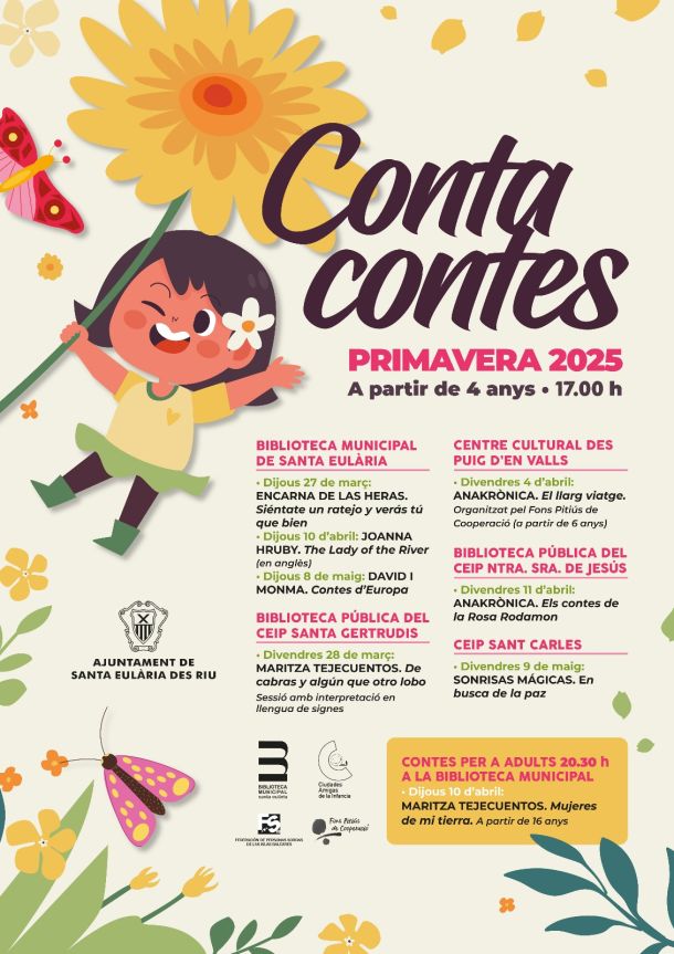 Cuentacuentos de primavera 2025